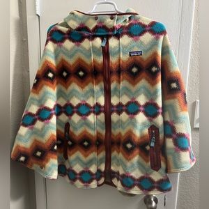 Patagonia Synchilla Timber Twist Poncho Women’s Size Medium/Large